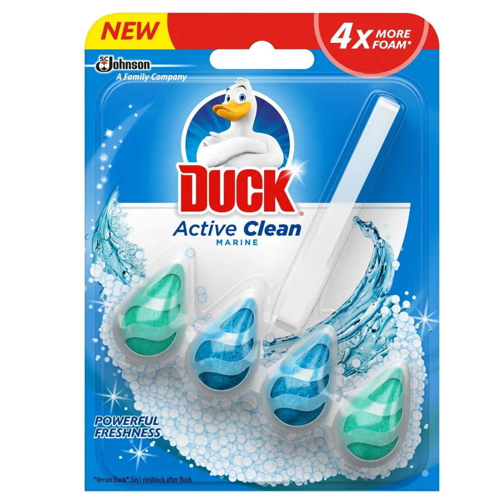 Duck-Active-Clean-Toilet-Rimblock-Marine-38.6g Duck-Active-Clean-Toilet-Rimblock-Marine-38.6g